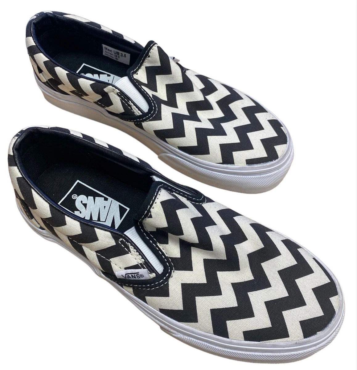Womens hot sale chevron vans