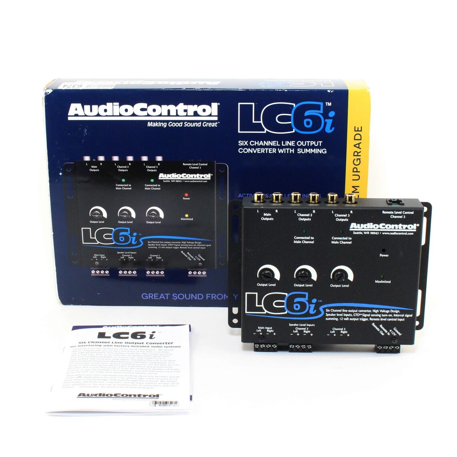 AudioControl イコライザー LC6i-Black ブラック DQ8hzlzclJ - www