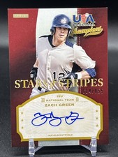2013 Panini USA Baseball Champions - Stars & Stripes Signatures Zach Green #ZAC