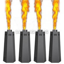 PAIDUN 4PCS Fire Effect Machine Flamethrower Projector Party DJ Disco Show Event