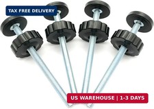 Vmaisi 4 Pack 8MM Baby Gates Threaded Spindle Rod, Replacement Parts Kits