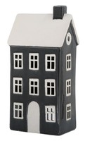 Chic Antique - Lichterhaus Teelichthaus Windlicht H25Cm Schwarz Keramik 39115425