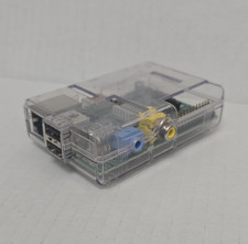 Raspberry Pi Model B 512MB Broadcom BCM2835 700MHz HDMI USB Ethernet Clear Case