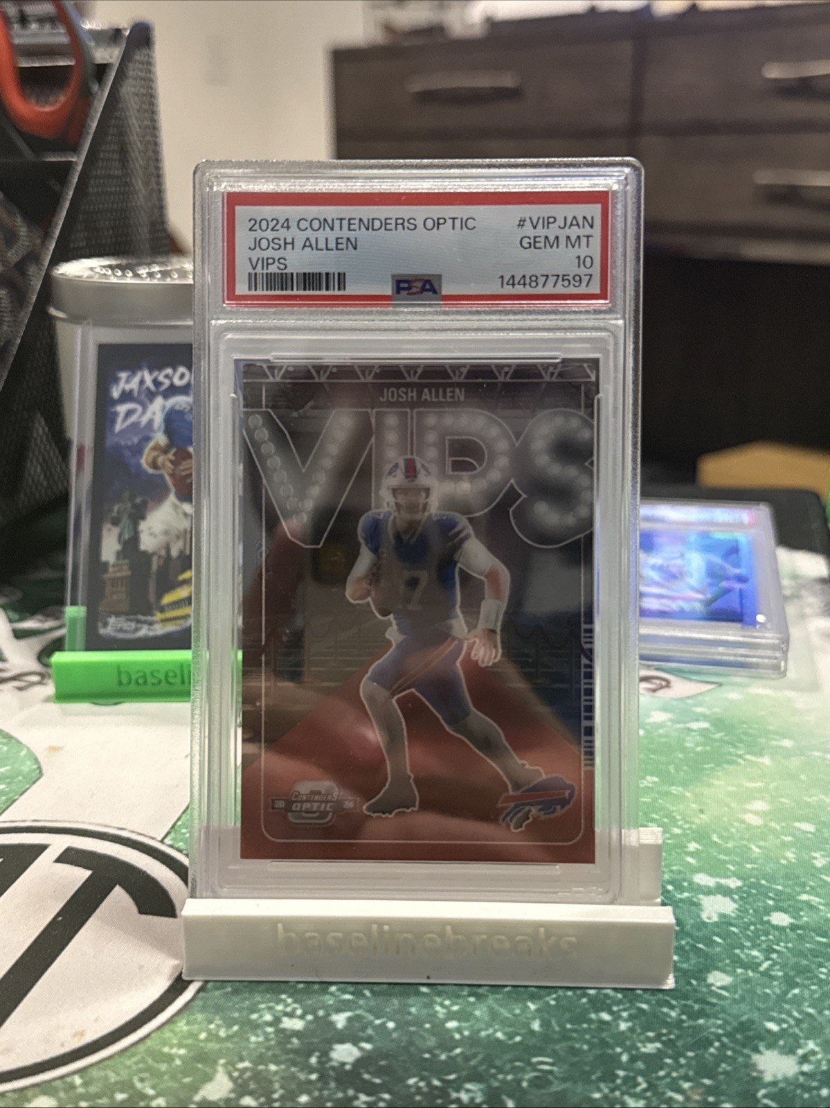 2024 Panini Contenders Optic Josh Allen VIPs Psa 10 Pop 1