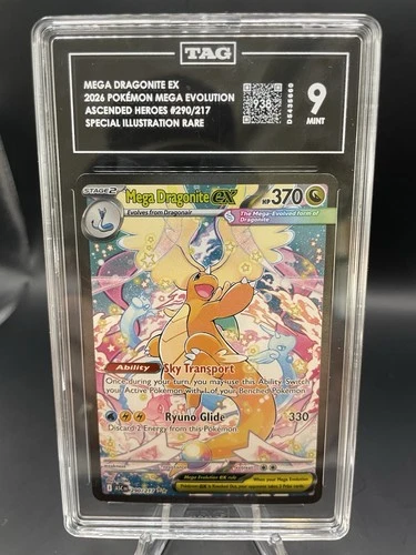 Pokémon Mega Dragonite EX Ascended Heroes 2026 TAG 9 Special Illustration Rare