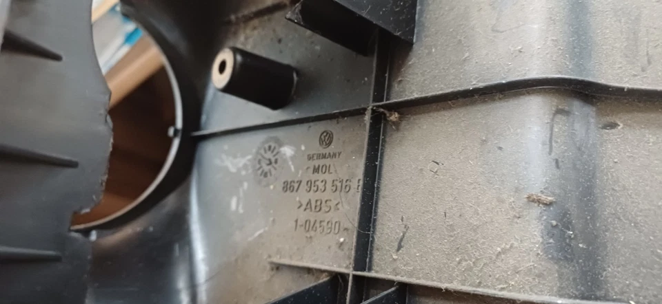 VW Polo 86c Lenkrad Verkleidung 867953516 2 Teilig - Bild 3 von 3