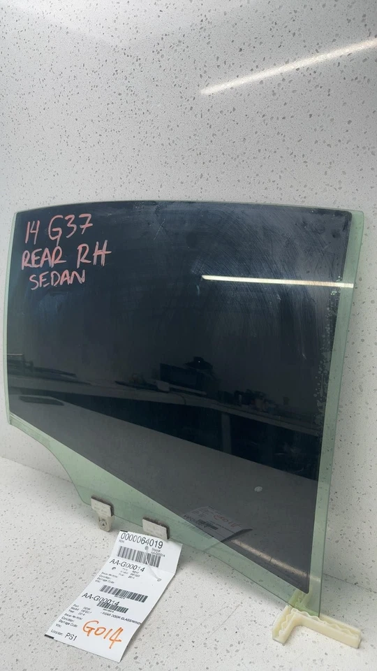 2014 INFINITI G37 Rear Door Glass/window Right — 第 3/4 张图片