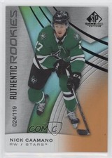 2019 SP Game Used Authentic Rookies Orange Rainbow 24/119 Nick Caamano #166 1o3