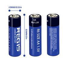 AA/LR6 1.5V Carbon-Zinc Batteries 20 PCs, 3-Year Shelf Life, Reliable Power 0.44 per gallon