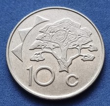 12420(4) 10 Cents (Namibia / Kameldornbaum) 2009 in ss .......... von Berlin.007