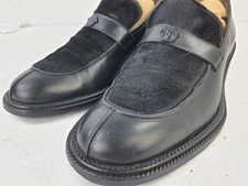 Vintage Gianni Versace Penny Loafer Calf Hair Shoes  Size 6