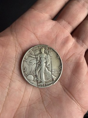  RARE Johnson, Silver Walking Liberty Folding Coin No Longer Made Coin Magic 