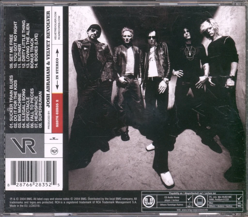 Velvet Revolver Contraband CD Europe Rca 2004 CD. Has info sticker on front - Bild 2 von 3