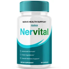 Nervital Capsules Neuropathy Pain Relief Nerve Numbness Tingling Support (60 ct)