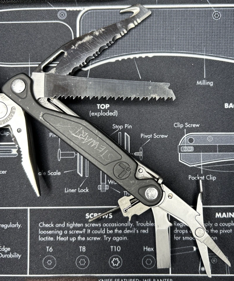 Leatherman Charge+ Plus Multiherramienta Acero Inoxidable 154cm Hoja USADA BOD 0620 con Funda Foto 4 de 4