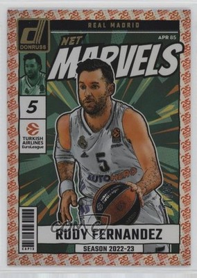 2024 Donruss EuroLeague Net Marvels 25th Anniversary 21/25 Rudy Fernandez 16wc