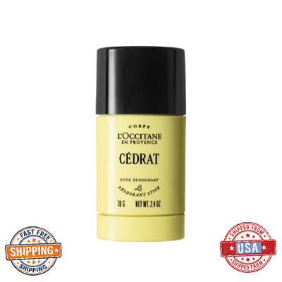 L'Occitane Eau De Cedrat Deodorant Stick 2.6 fl oz Alcohol-Free