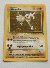 Hitmonlee 7/62 - Fossil Set (1999) Vintage WOTC Holo Rare - LP/MP