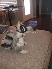 PLUSH DOLL FIGURE ICE AGE AGE OF GLACE 4 SCRAT PIRATE SABRE TOOTHE SQUIRREL