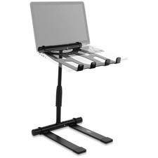 Pyle Portable Folding Laptop Stand - Standing Table with Adjustable Angle, Fo...
