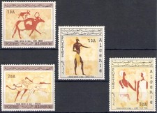 1966 Algerie - Yvert n. 414/17 - Rock Art - MNH**
