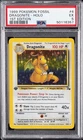 1999 POKEMON FOSSIL 1ST EDITION #4 DRAGONITE-HOLO PSA 5