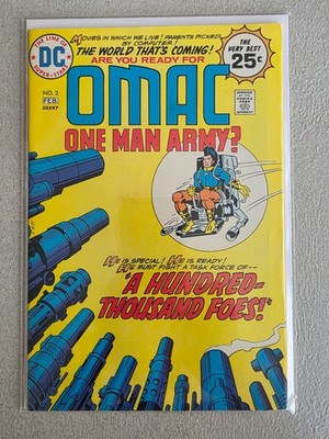 Omac #3 1975 DC Comic Book Jack Kirby NM