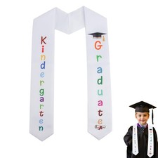 Kids Kindergarten Preschool Graduation Stole Unisex Sash Class Of 2026 Gift