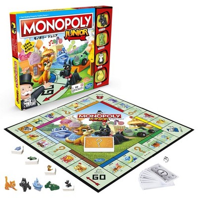 Hazbro Brettspiel Monopolies Junior Japanisch Edition Alter 5 Jahre Alt Oder Alt