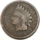 1889 Indian Head Cent Penny Good Condition 1c One Cent US Coin- 1315