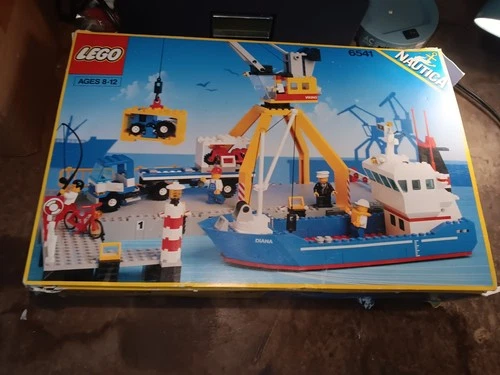 New ListingRetired 1990s Lego Intercoastal Seaport Ship Diana Incomplete Lego Set