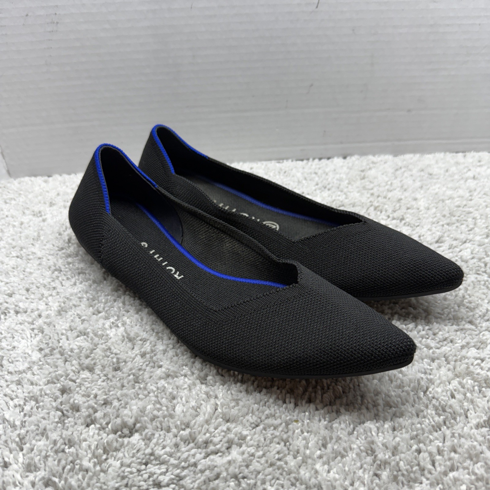 ROTHY'S The Point Ballet Shoes Black Women's 9