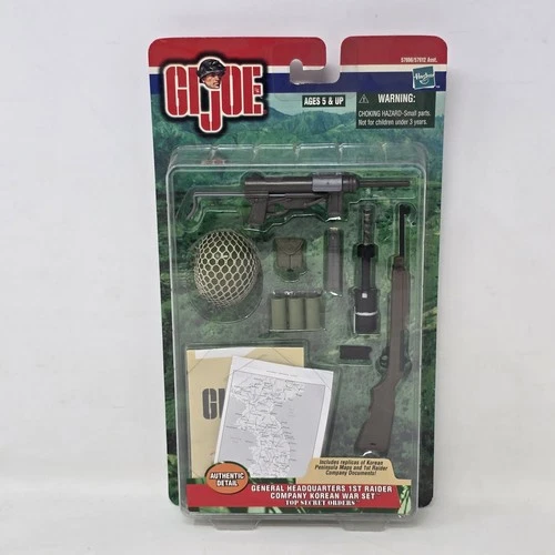 G.I. Joe General Headquarters 1st Raider Company Korean War Set Top Secret Order