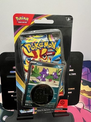 Pokémon Mega Evolution Chaos Rising Booster Pack with Toxel Promo Card & Coin