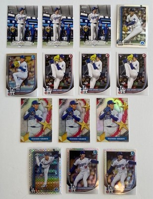 ROKI SASAKI Rookie RC & YOSHINOBU YAMAMOTO Insert Lot (23) Los Angeles Dodgers
