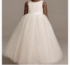 Davids Bridal flower girl dress 12 Month