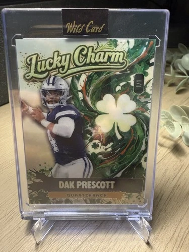 2026 Wild Card Splat Lucky Strike - Dak Prescott #SLSCSRa4-DP Lucky Charm 1/1