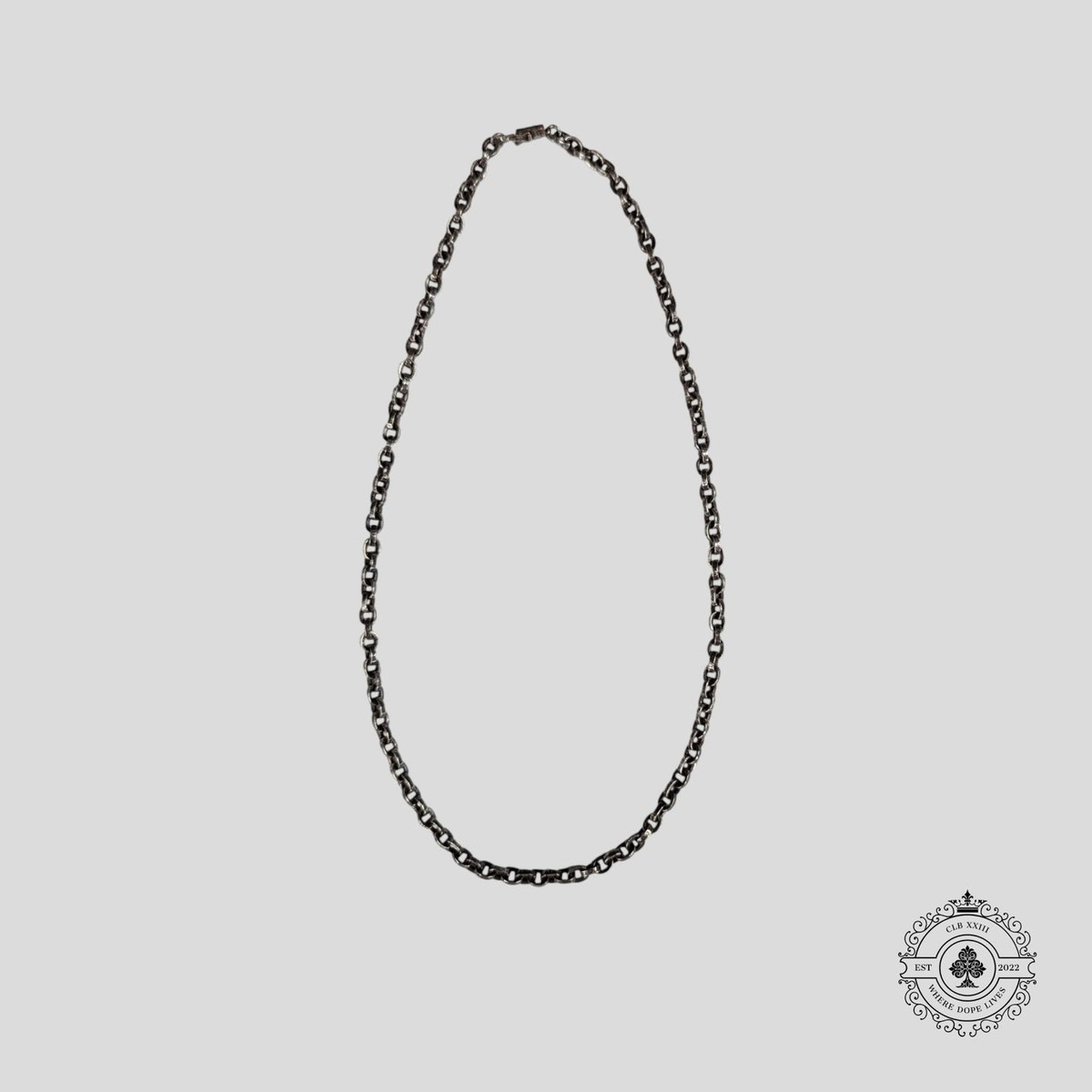 Chrome Hearts Paper Link Necklace in Silver | eBay