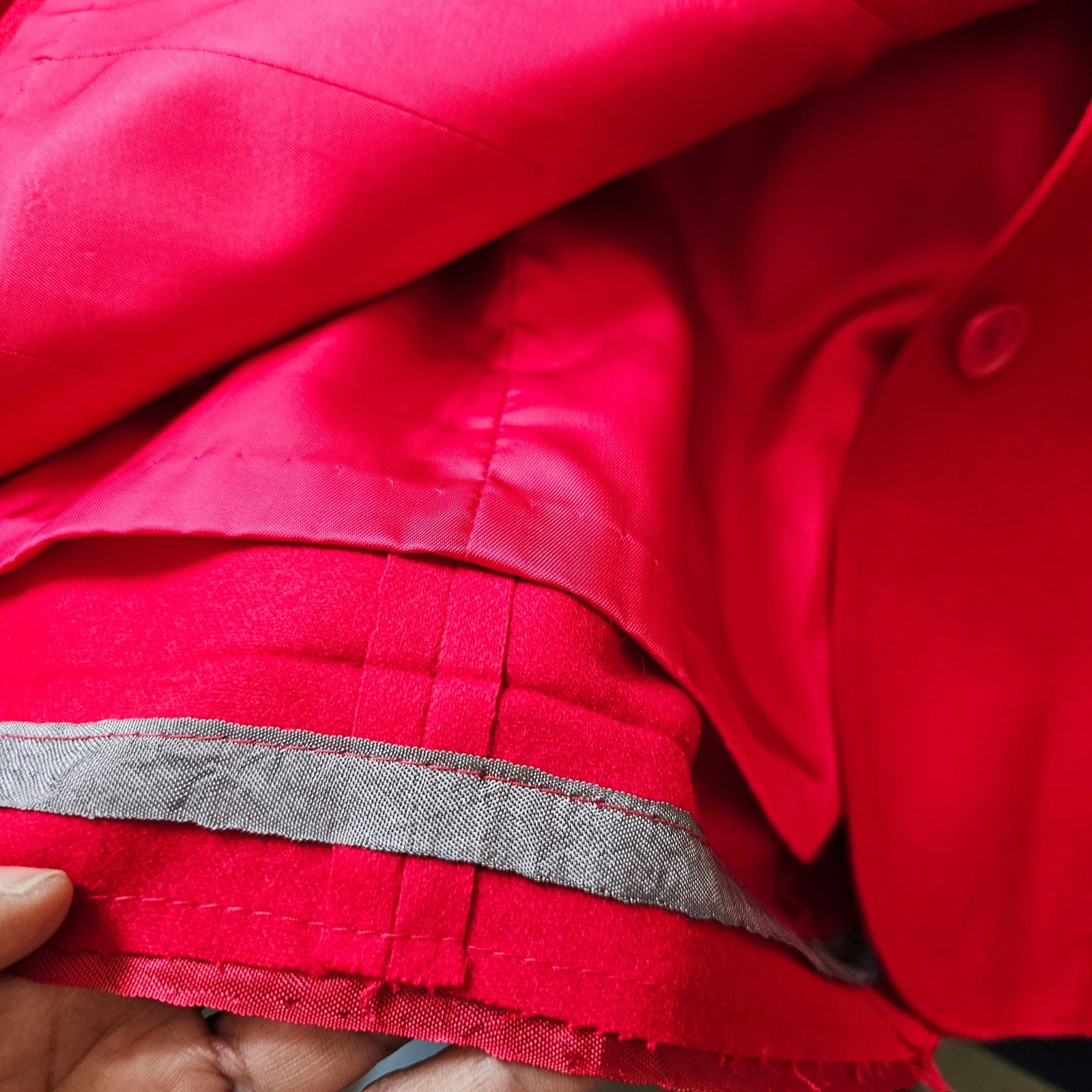 Pendleton Vintage Red Virgin Wool Two Button Blaz… - image 5