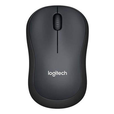 Logitech M220 SILENT RF Wireless Optisch 1000DPI Dunkelgrau Ambidextrös