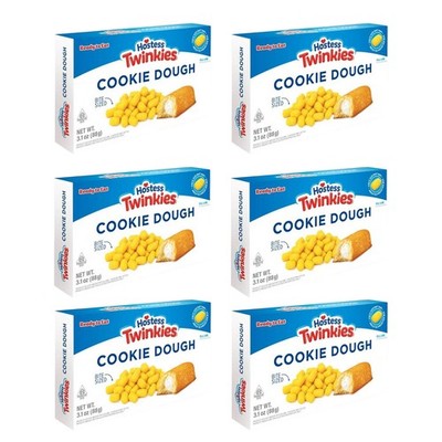 Hostess Twinkies Cookie Dough Bites Kuchen mit Milchcreme 80g 6er Pack
