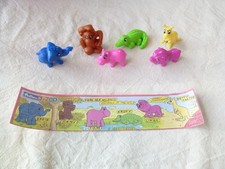 BAHLSEN "ZOO - Zwierzęta dzikiej przyrody" - z toreb na ciasteczka - kompl. Zestaw 6 figurek/1