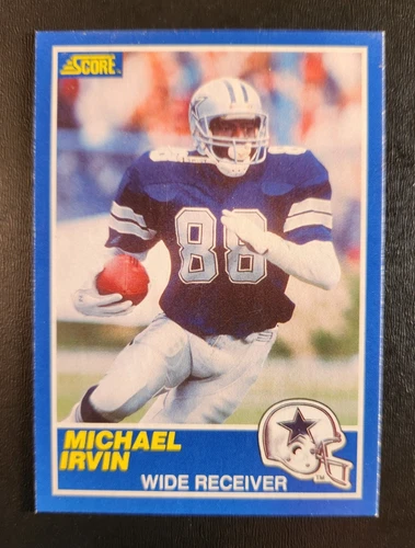 1989 Score Football #18 Michael Irvin RC (HOF) Dallas Cowboys