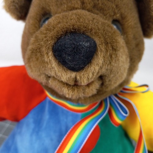 Ganz Color Block Teddy Bear Velour Primary Colors Rainbow Plush Vintage Eden? - Picture 4 of 21