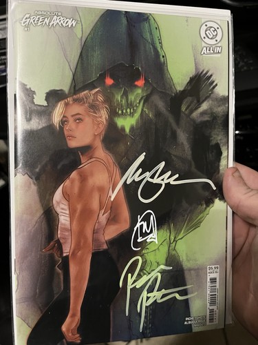 Absolute Green Arrow #1 Cover D 3x Signed By Lotay, Albuquerque, And Pichetshote