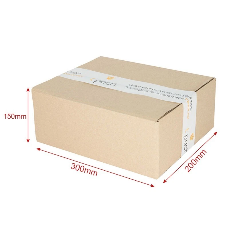 Faltkartons Falt Karton 300x200x150 mm Versandkarton Verpackungskarton 10 Stk. - Bild 2 von 4