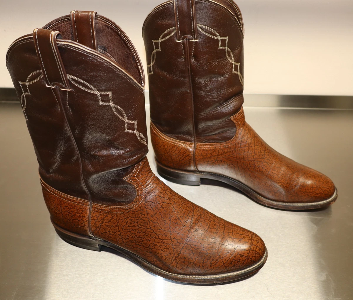 vintage justin boots products for sale | eBay