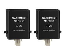 GLACIER FRESH Air Filter   Sub-Zero 7042798 Replacement Cartridge, 2-Pack