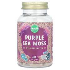 Purple Sea Moss, 60 Capsules 500 mg per Capsule 