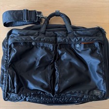PORTER TANKER 3WAY Briefcase Black Business Laptop Shoulder Backpack Used